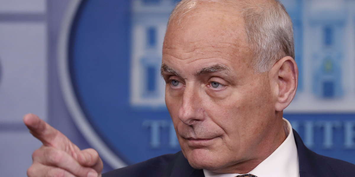 White House chief of staff John Kelly.