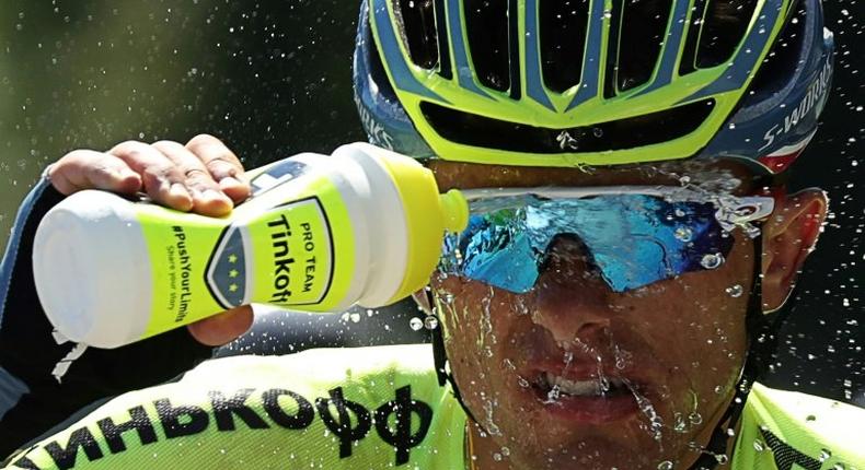 Poland's Rafal Majka, pictured in 2016, holds the yellow jersey in the Tour of California after two stages