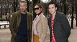 Victoria Beckham i David Beckham na pokazie Louis Vuitton