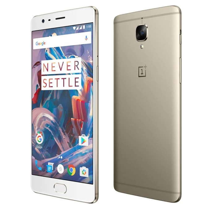 OnePlus 3 w złotym kolorze