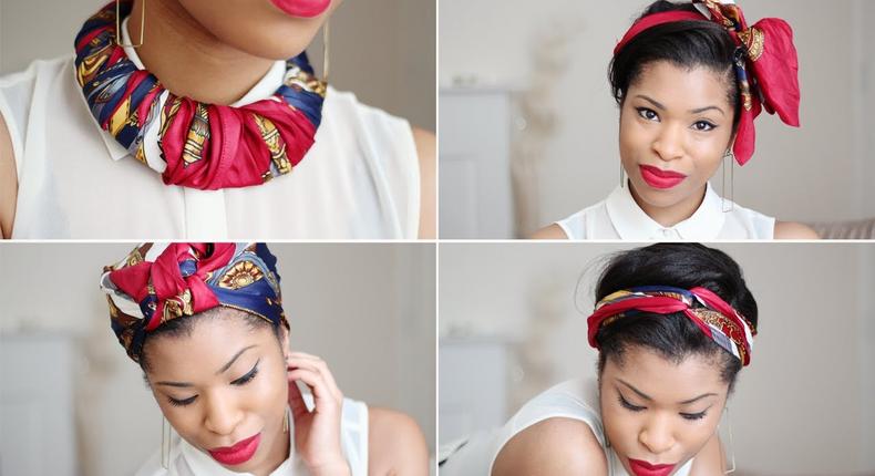 Blogger Shirley B. Eniang shares ways to rock scarf