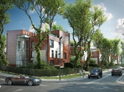 Modernistyczne apartamentowce na Młocinach