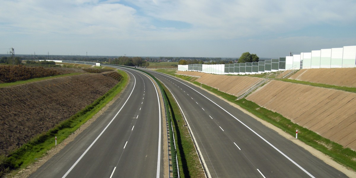 autostrada z Krakowa do Tarnowa