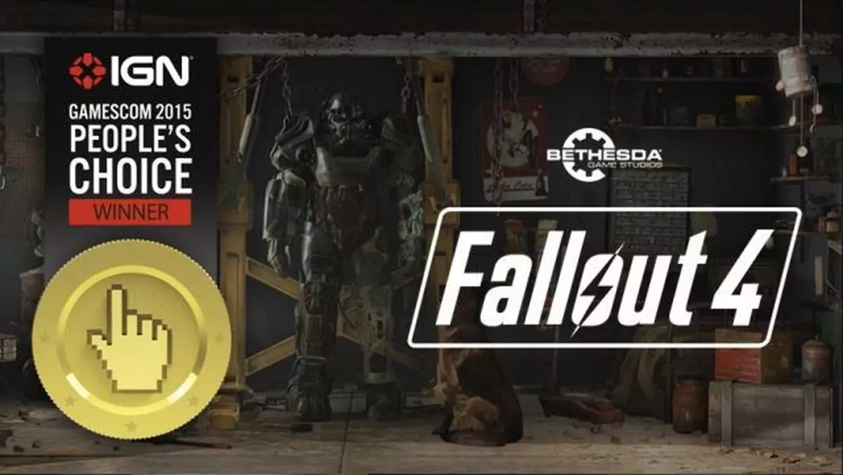 Fallout 4 wygrał nagrodę publiczności na tegorocznym Gamescomie