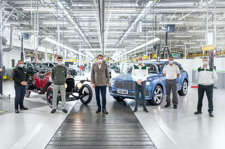 Bentley świętuje wyprodukowanie 200 tys. samochodów