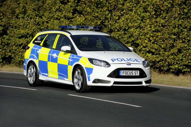Ford focus ST w barwach brytyjskiej policji