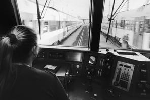 Marie-Lyne Lombart, Conductor Operating In Vitry, France In October, 2004 -