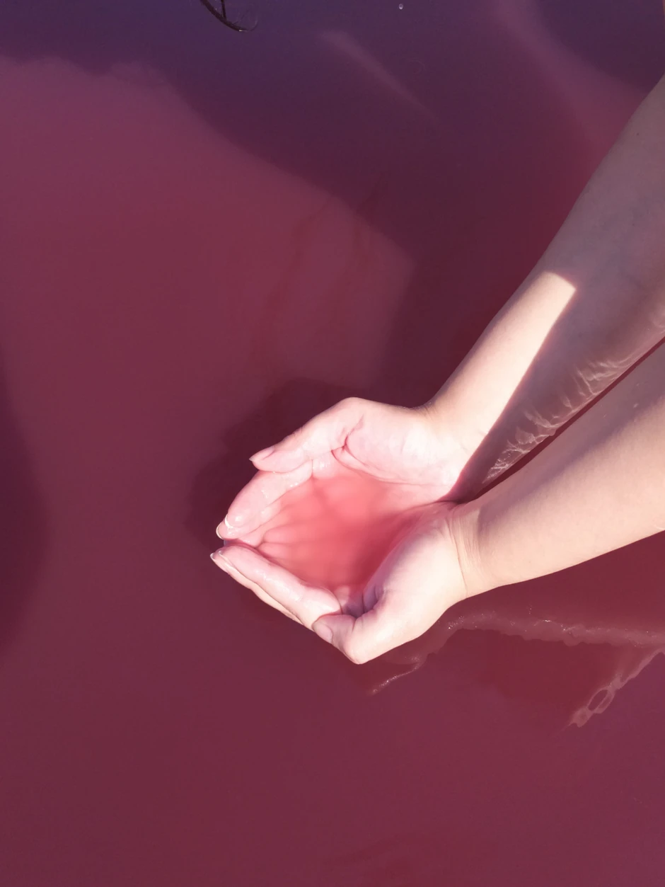 Voda je stvarno ružičasta