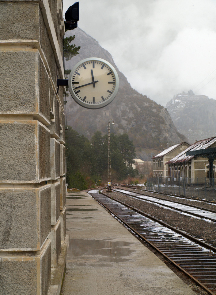 Canfranc, opuszczona stacja