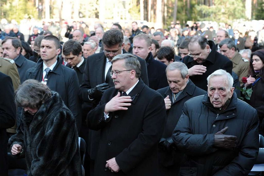 Komorowski w Katyniu cytuje Kaczyńskiego