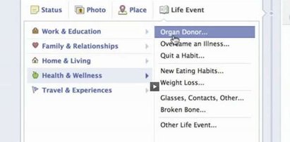 Zostań dawcą organów... na Facebooku