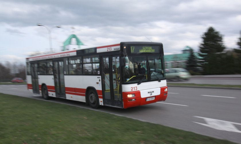 Makabra w miejskich autobusach