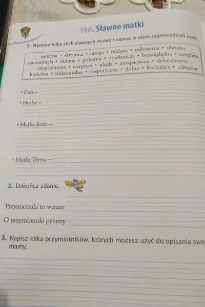 Sławne matki/ćwiczenia do j. polskiego do klasy trzeciej  &quot;Gra w Kolory&quot;/Ofeminin