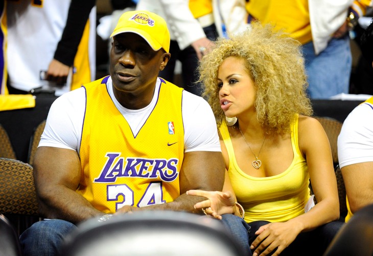 Michael Clarke Duncan ze swoją ówczesną dziewczyną Vanessą Bozell – maj 2009 roku