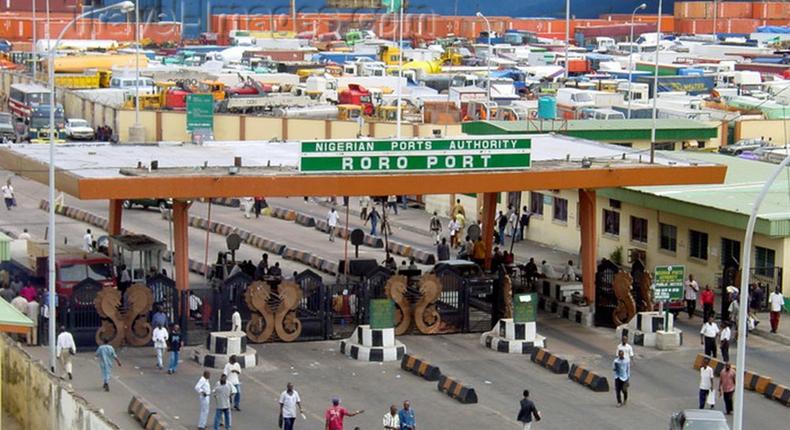 Entrance of Tin Can Island Port, Lagos