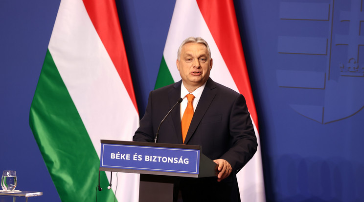 Orbán Viktor nemzetközi sajtótájékoztatót tart / Fotó: Pozsonyi Zita
