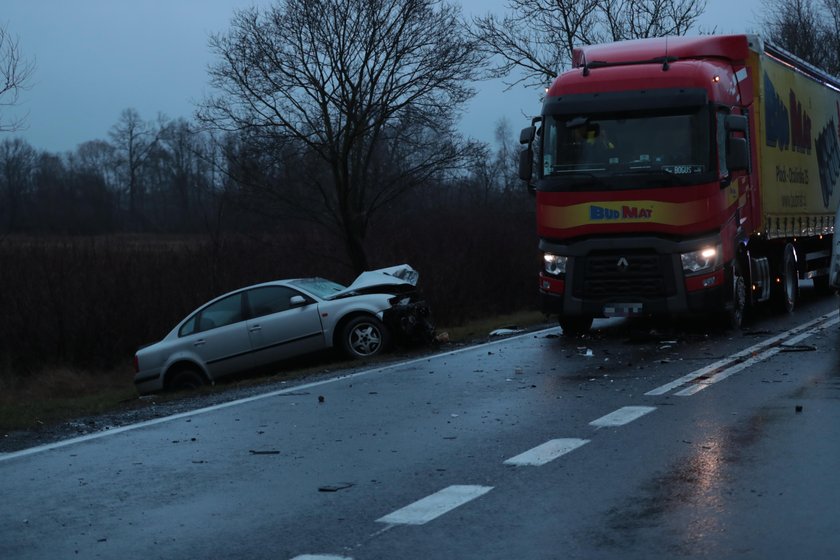 Groźny wypadek na "trasie śmierci" pod Zieloną Górą