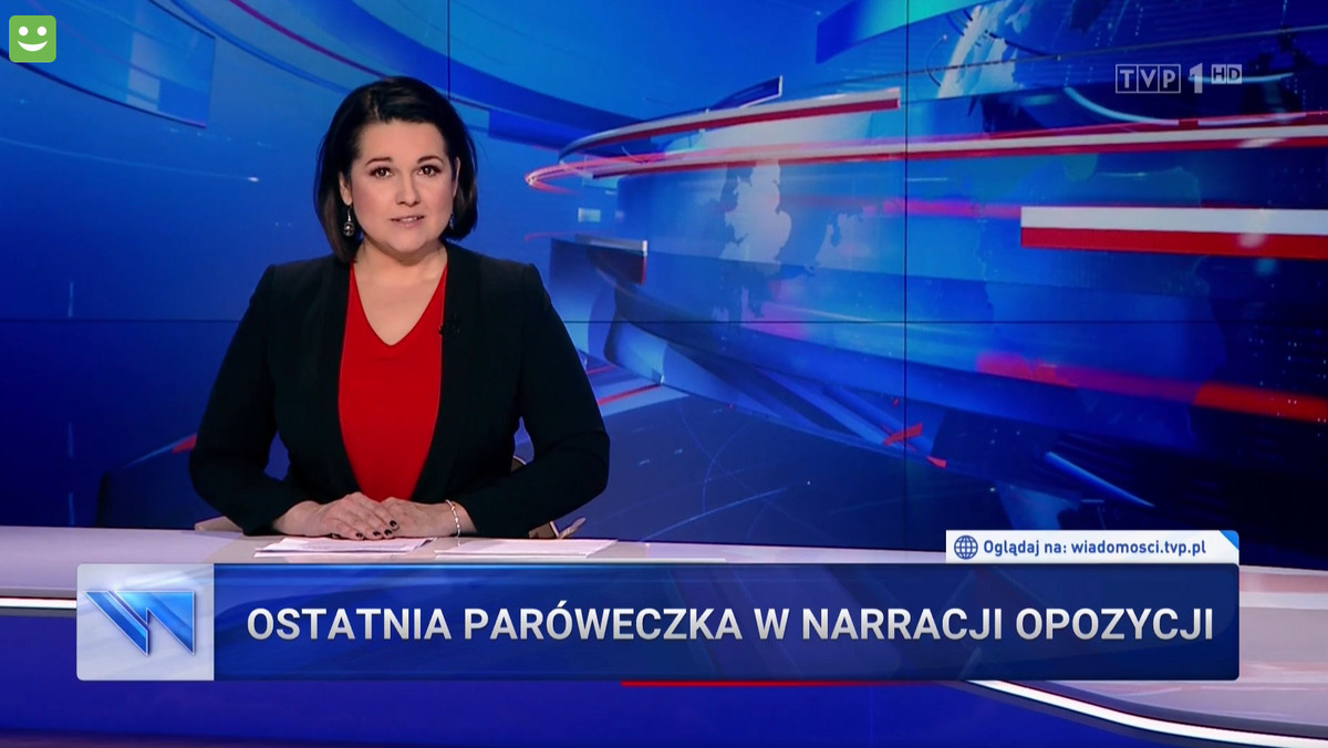 "Kiełbaski sprzedawane na stacjach Orlenu wywołały prawdziwą polityczną burzę. Z ust posłów opozycji i sympatyzujących z nimi dziennikarzy padają mocne zarzuty, ale całość bardziej niż polityczny thriller przypomina scenariusz jednej z komedii mistrza Stanisława Barei" - zapowiedziała prowadząca wczorajsze "Wiadomości" Edyta Lewandowska.