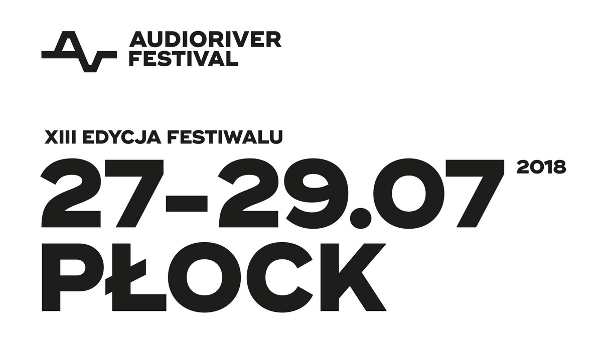 13. edycja festiwalu Audioriver odbędzie się w dniach 27-29 lipca 2018 w Płocku. Ruszyła sprzedaż pierwszej, ograniczonej puli karnetów w niezmienionej od dwóch lat cenie.