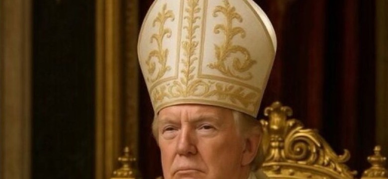 Papież Trump jak Nawrocki-Batyr? "Przebieraniec z przebierańcem się dogada"