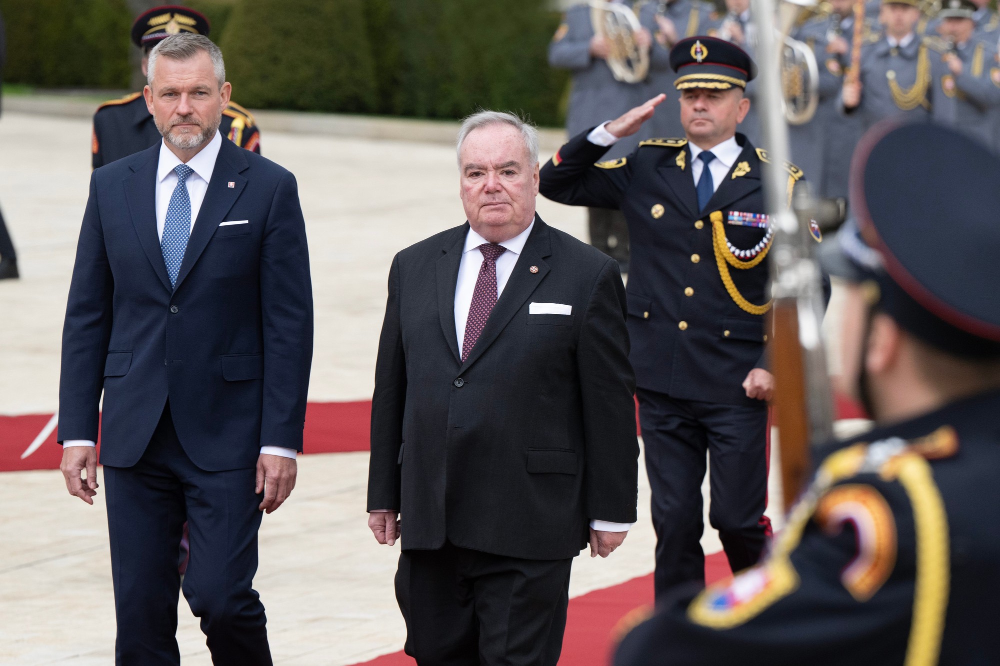 Prezident Pellegrini prijal v Prezidentskom paláci veľmajstra Maltézskeho Rádu Fra’ J. T. Dunlapa.