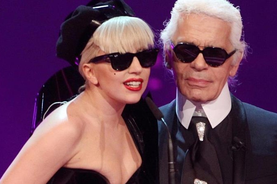 Lady Gaga and Lagerfeld