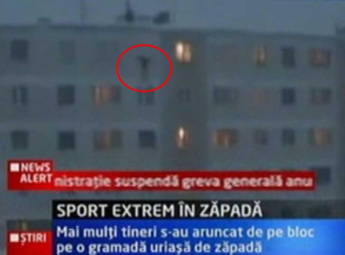 Nowy sport Rumunów. Skoki z dachu