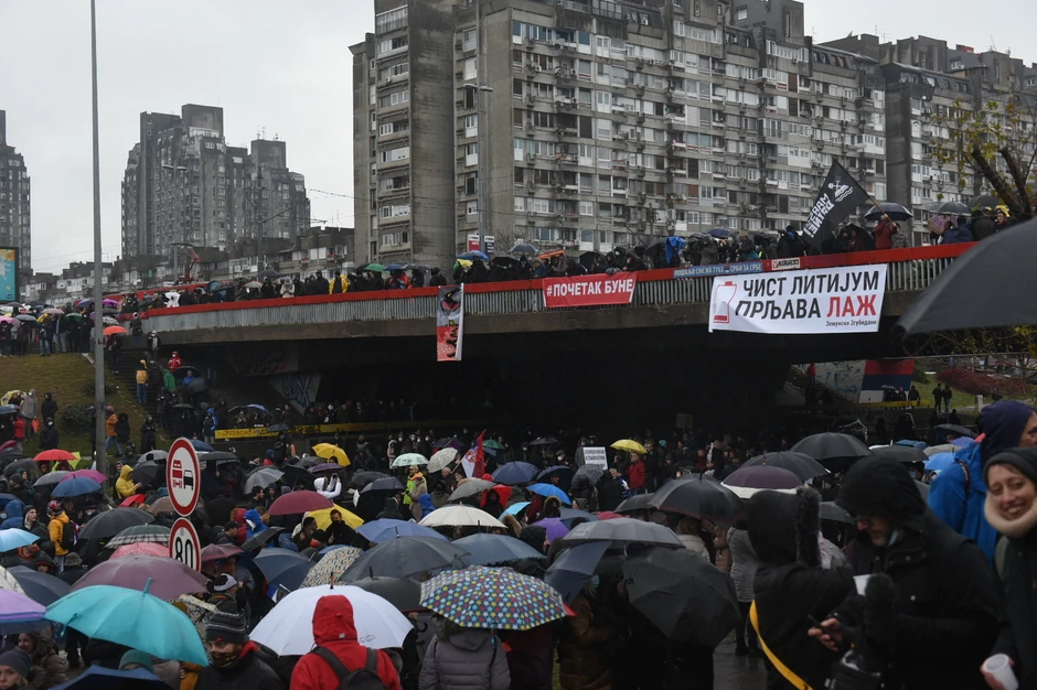 Protest u Beogradu