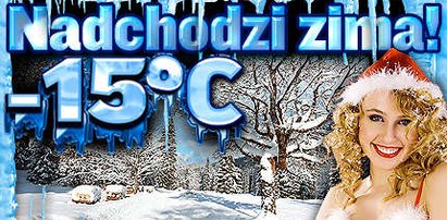 Minus 15 stopni. Nadchodzi zima!