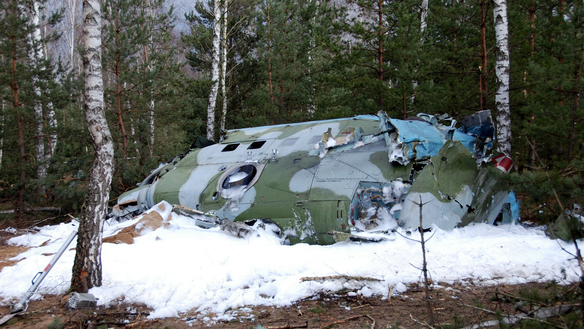 CHORĄGIEWKA WYPADEK ŚMIGŁOWCA WOJSKOWEGO MI-24