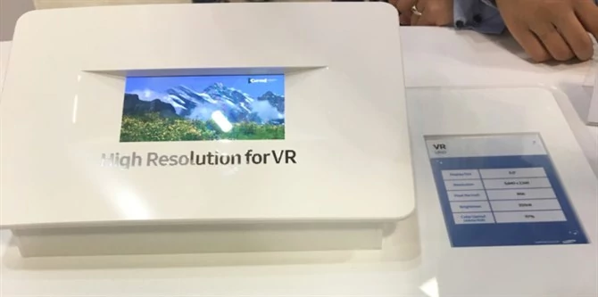 Prototyp ekranu 4K dla VR od Samsunga