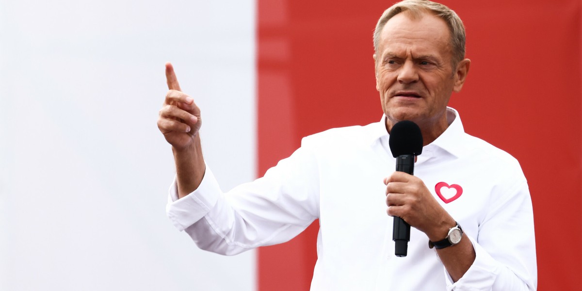 Donald Tusk, lider Koalicji Obywatelskiej