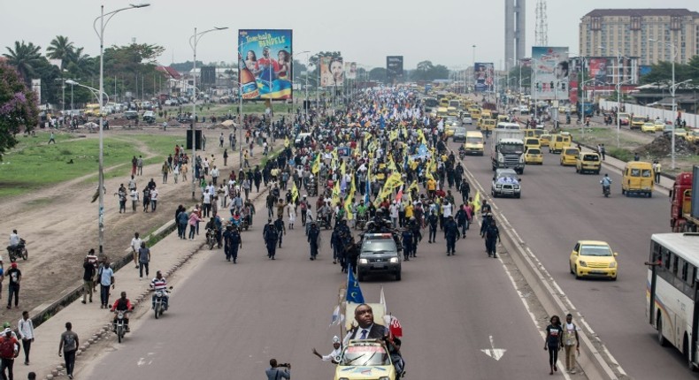 Thousands of opposition supporters have claimed the elections could be rigged through the use of electronic voting machines