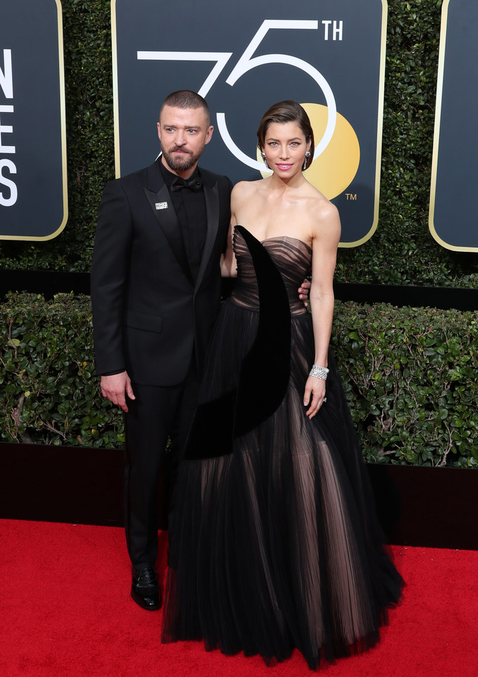 Złote Globy 2018: Justin Timberlake i Jessica Biel najpiękniejszą parą wieczoru?