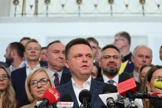 Hołownia: Parlament nie może pozostać bierny wobec tego, że orzeczenia sądów są kwestionowane