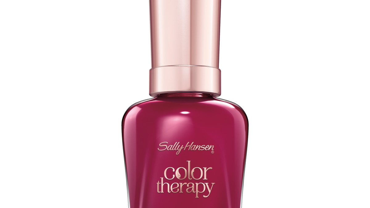 SALLY HANSEN prezentuje Color Therapy - nowatorską, pielęgnującą serię kosmetyków do paznokci. Receptury preparatów zostały poszerzone o cenne olejki, które optymalnie pielęgnują, dzięki czemu lakiery Color Therapy nie tylko gwarantują piękną, głęboką barwę, ale troszczą się także o płytkę paznokcia. Przetestuj wyjątkowe odcienie zaprojektowane wraz z Madeline Poole - Globalną Ambasadorką marki.