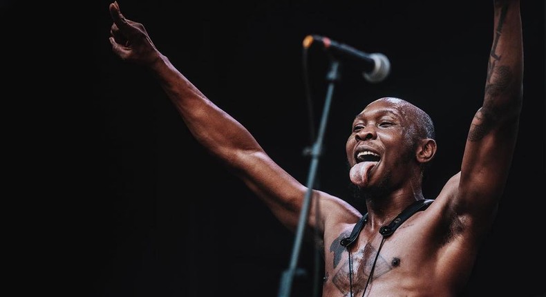 Seun Kuti has resumed his Europe tour after police ordeal [Instagram/BigBirdKuti]