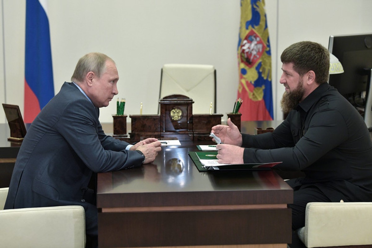 Władimir Putin i Ramzan Kadyrow