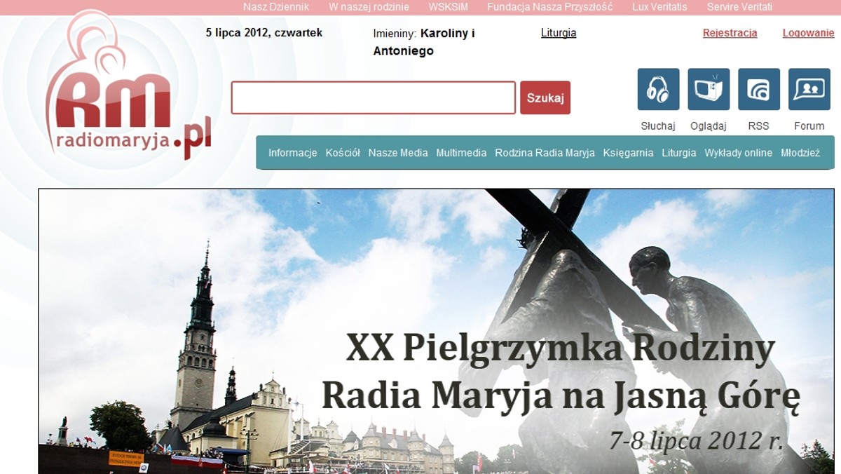 Radio Maryja będzie miało nową stronę internetową. Pod adresem beta.radiomaryja.pl, można zobaczyć, jak będzie wyglądała strona radia o. Tadeusza Rydzyka po wprowadzeniu zmian. Aktualnie jej twórcy zaznaczają, że strona jest w fazie testów i każdy z nas może zgłosić wszelkie uwagi dotyczące zagadnień technicznych lub wyglądu.