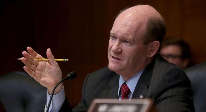 Democratic Senator Chris Coons