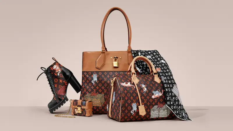 Louis Vuitton i Grace Coddington prezentują &quot;kocią&quot; kolekcję