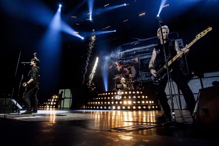 Green Day w Tauron Arena, w Krakowie, 21 stycznia 2017; fot. Kuba Ociepa