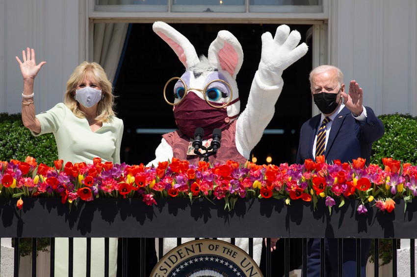 Džozef i Džil Bajden za Uskrs