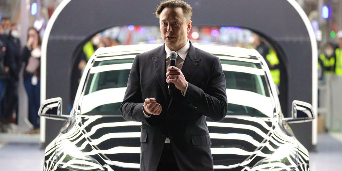 Elon Musk i jego Tesla