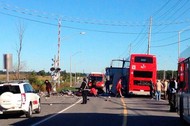 Zderzenie pociągu z autobusem w Ottawie 