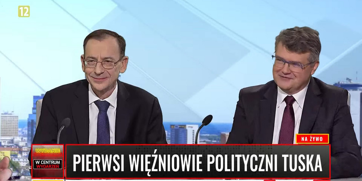 Kamiński i Wąsik na antenie prawicowej telewizji. 
