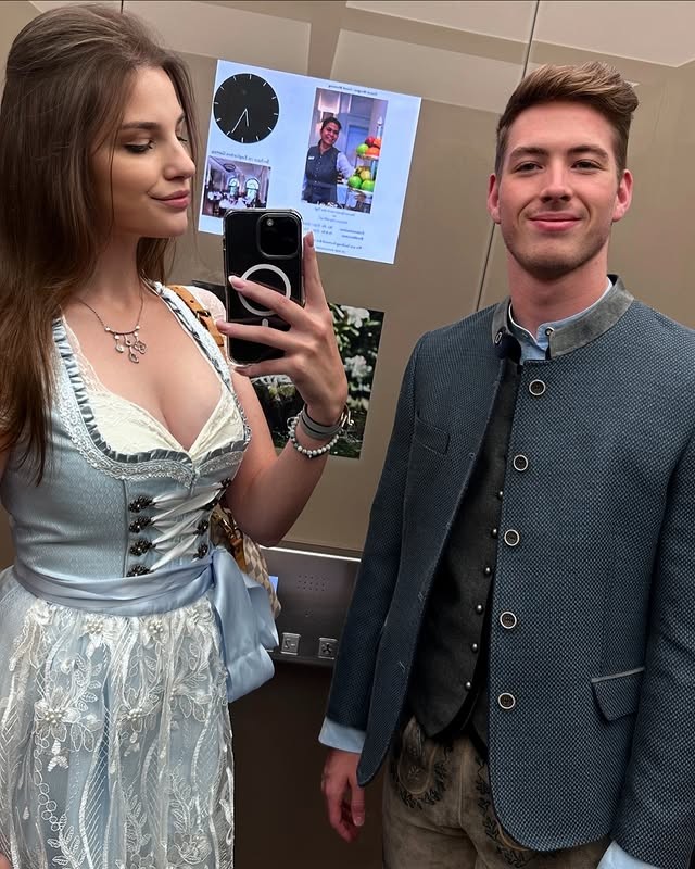 David Schumacher s manželkou Vivien. 