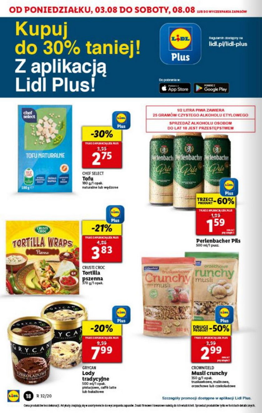 LIdl chwali się promocją piw Perlenbacher Pils