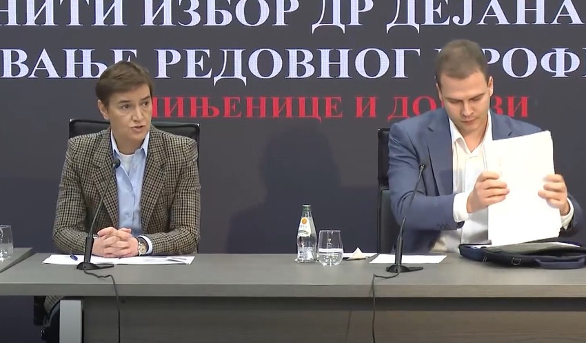 Ana Brnabić Aleksandar Jakšić