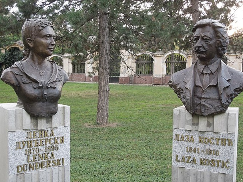 Laza Kostic and Lenka Dundjerski